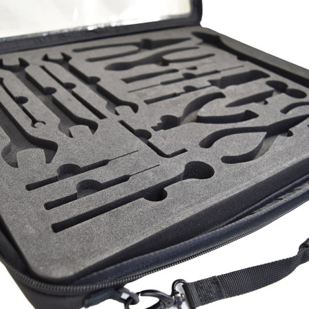 Custom Foam Filled Case open