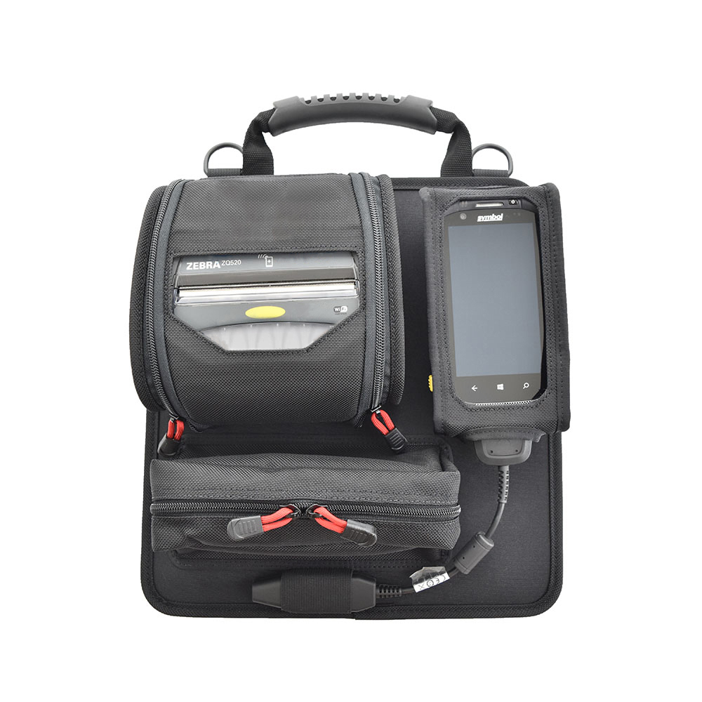 Holds all needed devices for route sales professionals.